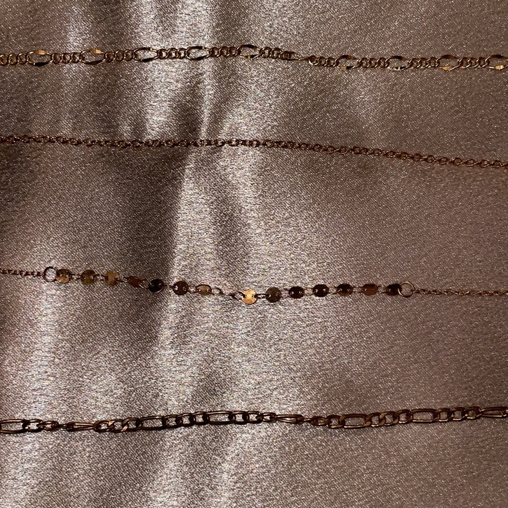 gold anklets - Picture 2 of 2